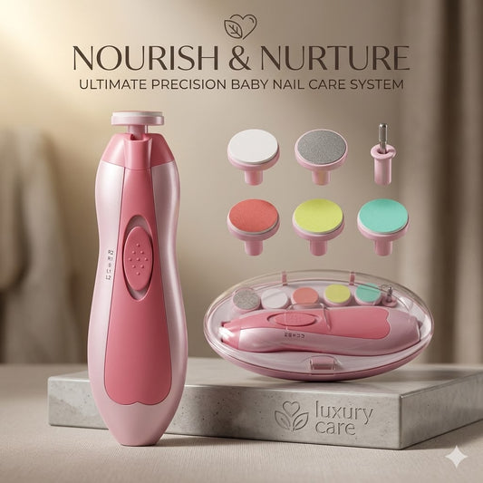 Electric Baby Nail Trimmer – Safe & Gentle Nail Care for Newborns & Toddlers