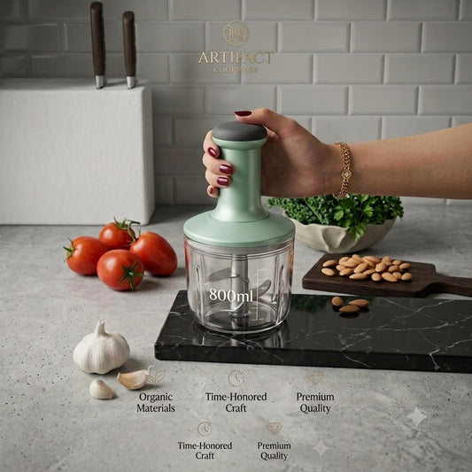 Artifact Pro-Series: 800ml Manual Vegetable & Food Chopper ⚡️